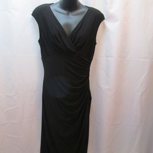 Lauren By Ralph Lauren Sleeveless Black Dress
